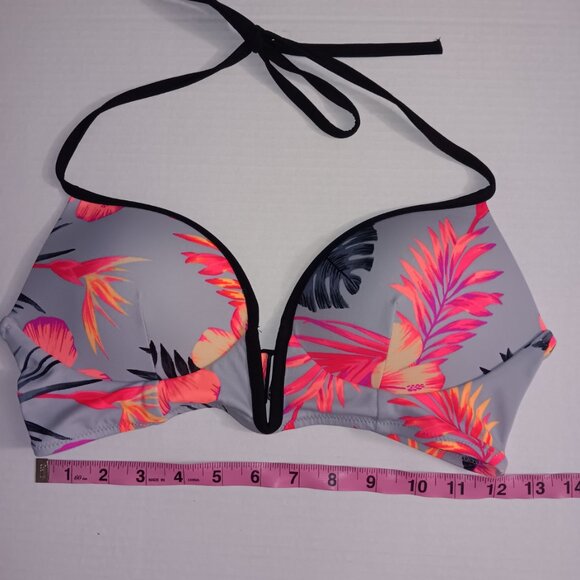 PINK VICTORIA'S SECRET TROPICAL PRINT BIKINI TOP - Picture 8 of 8